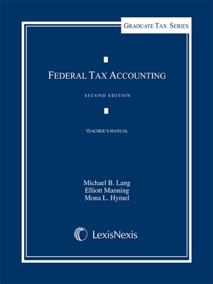 cover image of Federal Tax Accounting